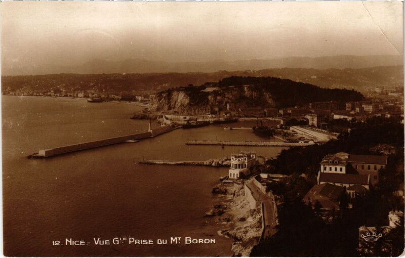 Carte postale ancienne Nice- vue generale France