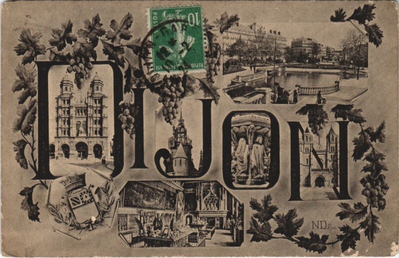 Carte postale ancienne Dijon à Dijon