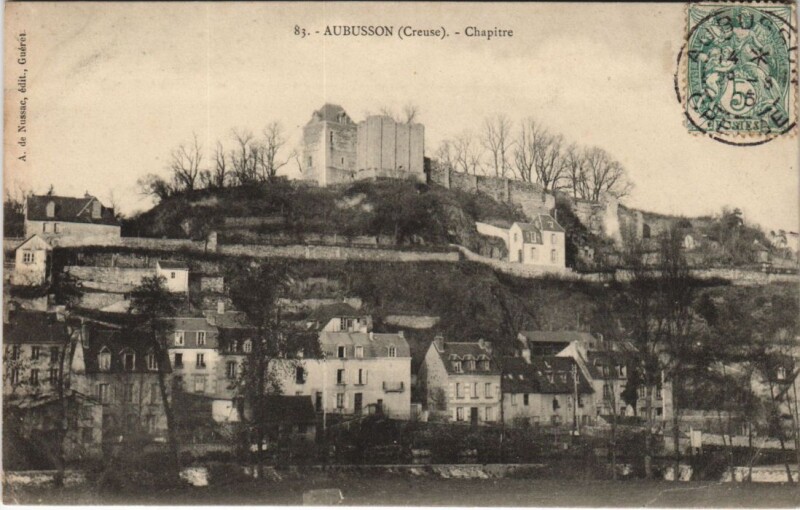 Carte postale ancienne Aubusson - Chapitre à Aubusson