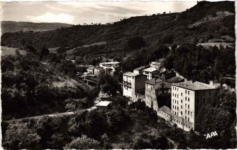 Carte postale ancienne Rennes les Bains Vue Generale France à Rennes-les-Bains