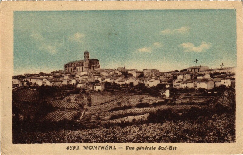 Carte postale ancienne Montreal Vue Generale Sud-Est France