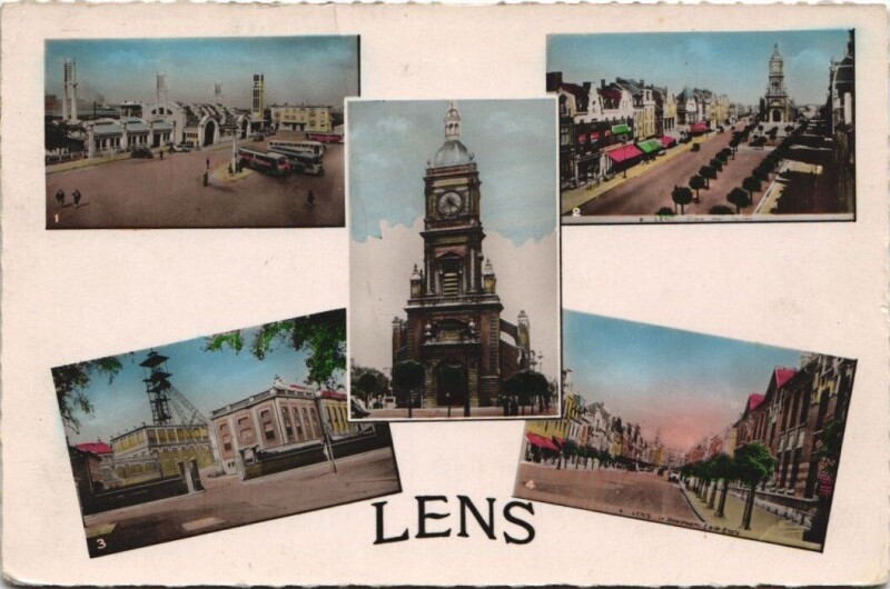 Carte postale ancienne Lens