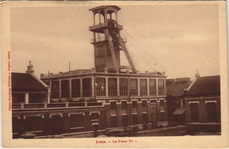 Carte postale ancienne Lens -La Fosse