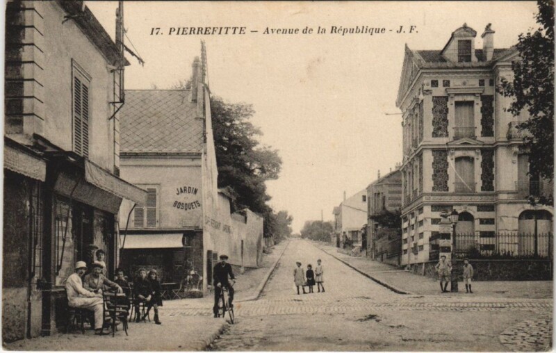 Carte postale ancienne Pierrefitte - Avenue de la République