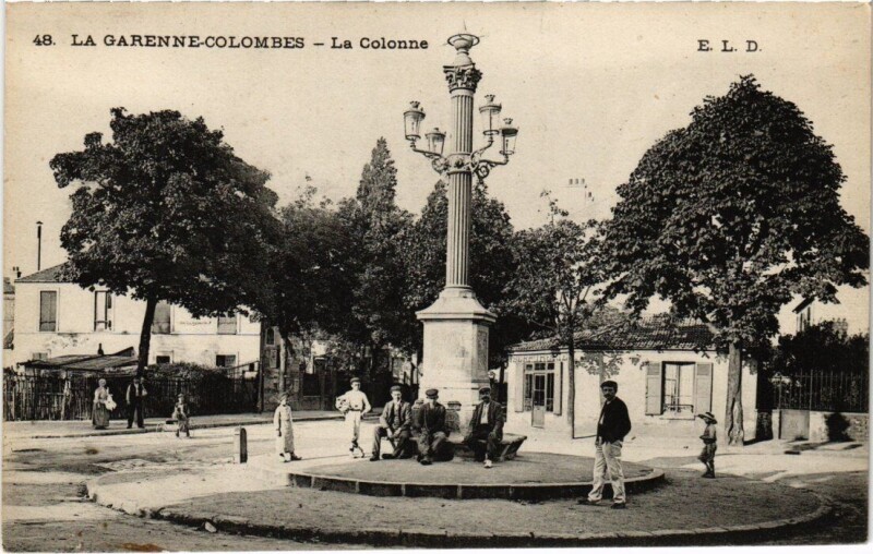 Carte postale ancienne La Garenne-Colombes - La Colonne à La Garenne-Colombes