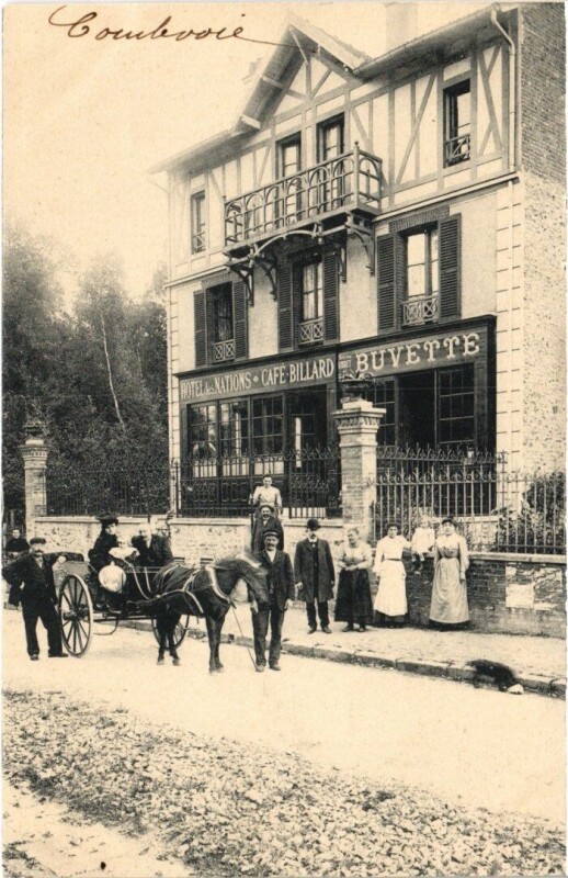 Carte postale ancienne Courbevoie - Vue générale à Courbevoie