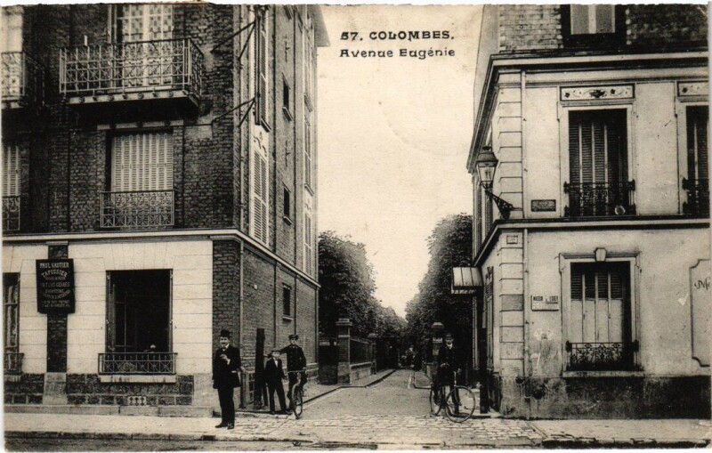 Carte postale ancienne Colombes - Avenue Eugénie à Colombes