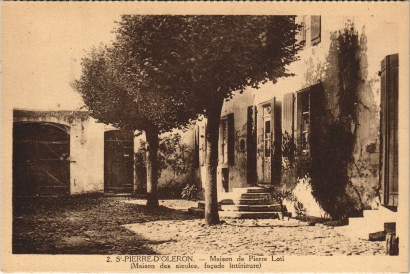 Carte postale ancienne Saint-Pierre d'Oleron-Maison de Pierre Loti