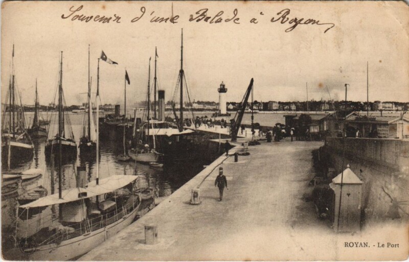 Carte postale ancienne Royan-Le Port à Royan