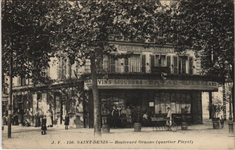 Carte postale ancienne Saint-Denis - Boulevard Ornano à Saint-Denis