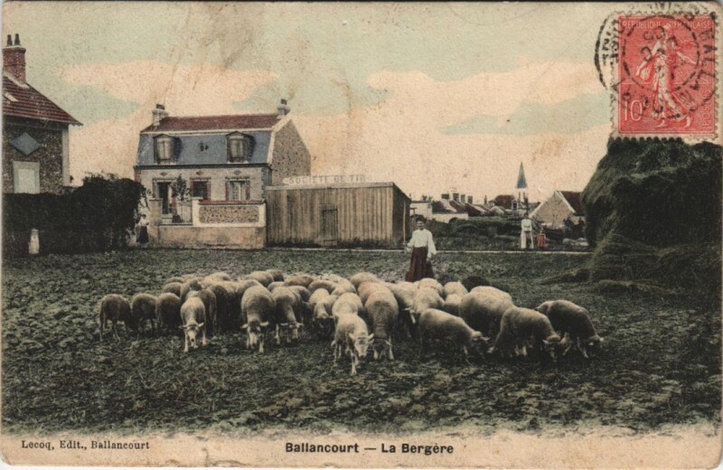 Carte postale ancienne Ballancourt (Dep.91) La Bergére