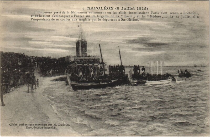 Carte postale ancienne Napoléon-Rochefort à Rochefort
