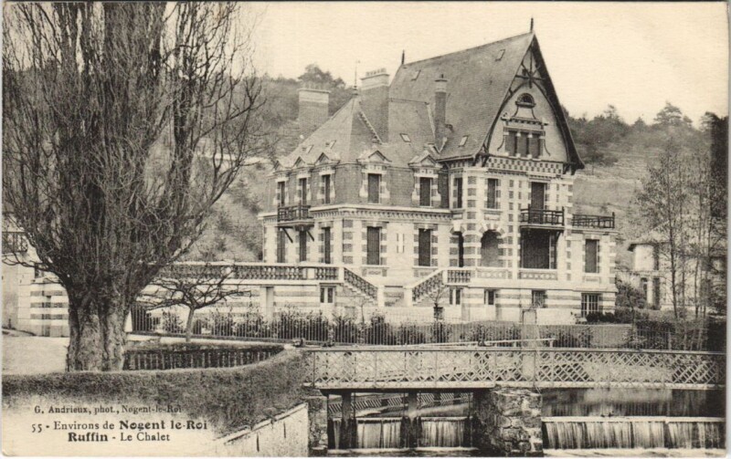 Carte postale ancienne Environs de Nogent le - Roi Ruffin - Le Chalet à Nogent-le-Roi