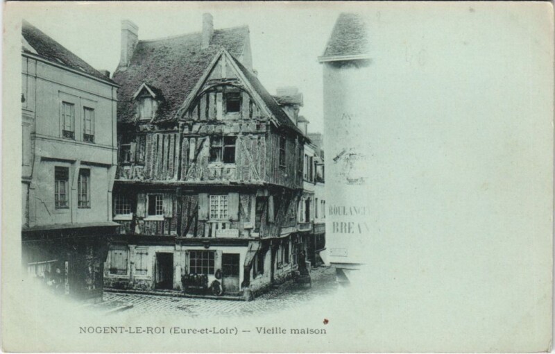 Carte postale ancienne Nogent-le-Roi - Vieille maison à Nogent-le-Roi