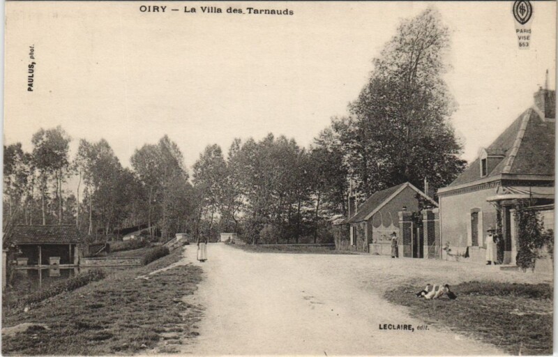 Carte postale ancienne Oiry - La Villa des Tarnauds à Oiry