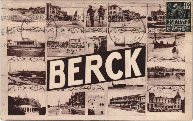 Carte postale ancienne Berck à Berck