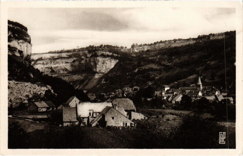 Carte postale ancienne Baume les Messieurs- Les roches France à Baume-les-Messieurs