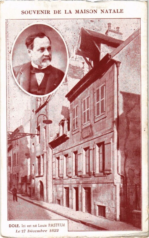 Carte postale ancienne Dole- souvenir France