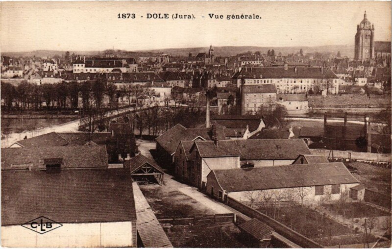 Carte postale ancienne Dole- vue generale France