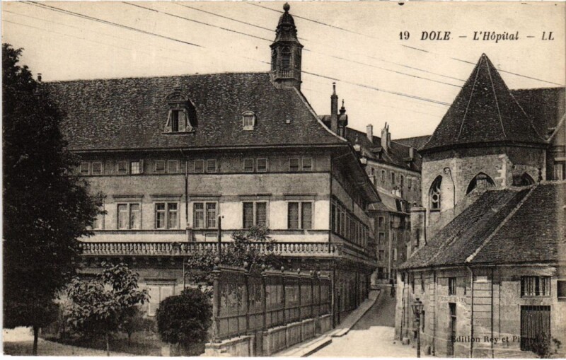 Carte postale ancienne Dole- Hopitale France