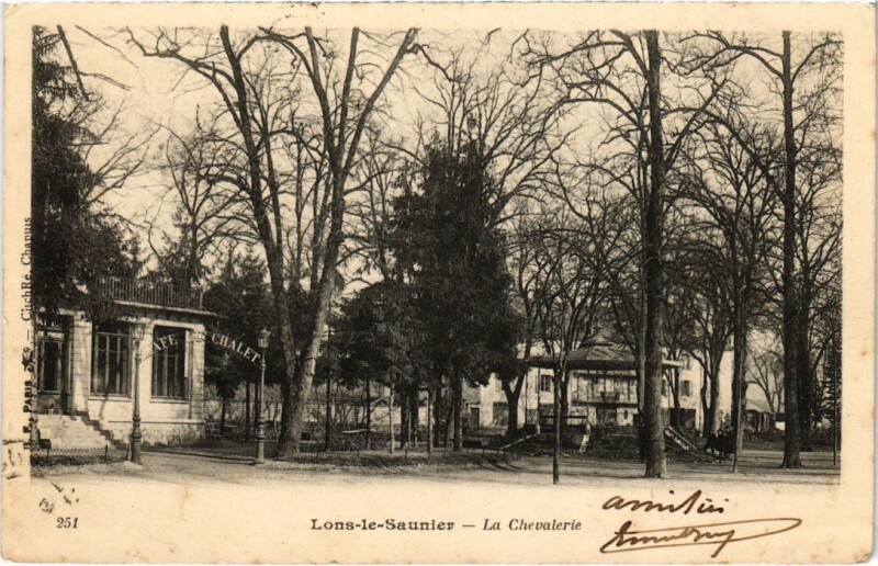 Carte postale ancienne Lons le Saunier- La Chevalerie France à Lons-le-Saunier