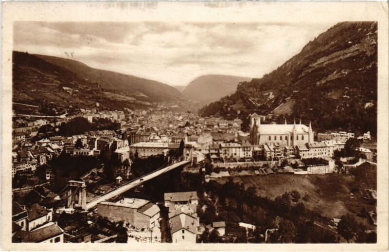 Carte postale ancienne Saint Claude- vue generale France à Saint-Claude