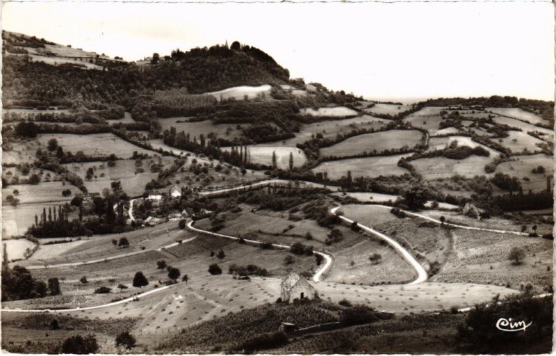 Carte postale ancienne Cousance- Giia et la Cote de Chatel France à Cousance