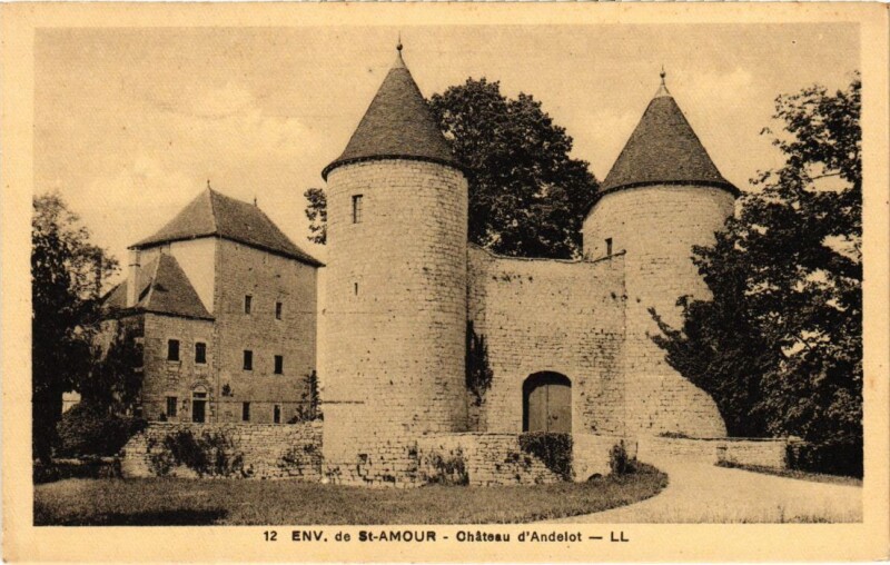 Carte postale ancienne Chateau d'Andelot France