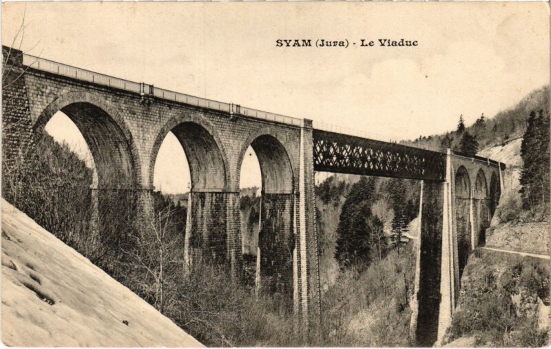 Carte postale ancienne Syam- Le Viaduc France