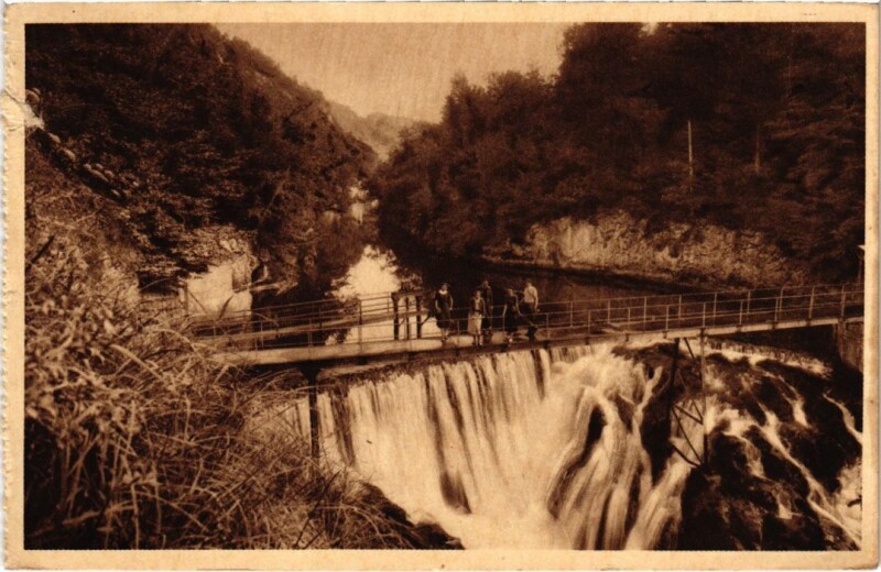 Carte postale ancienne Bourg de Sirod- Le Barrage France à Bourg-de-Sirod