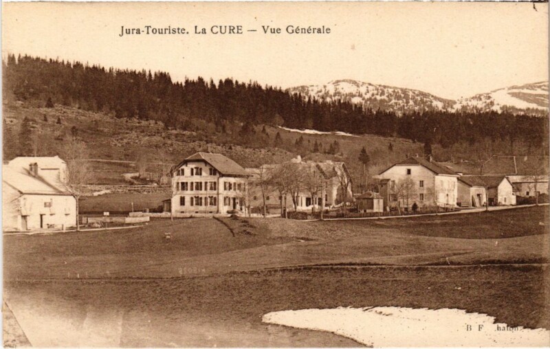 Carte postale ancienne La Cure- Vue generale France