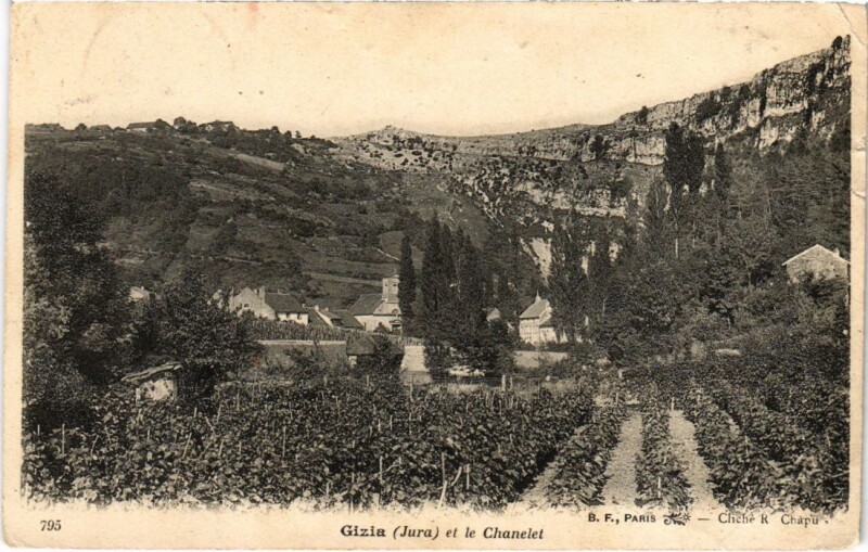 Carte postale ancienne Gizia et le Chanelet France à Gizia