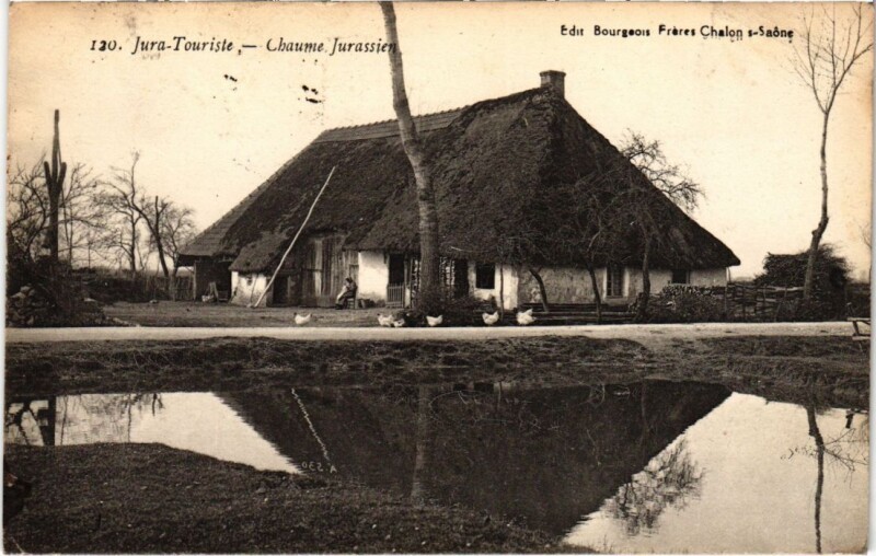 Carte postale ancienne Chaume Jurassien France