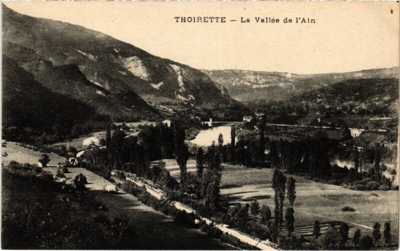 Carte postale ancienne Thoirette- La Vallee de l'Ain France