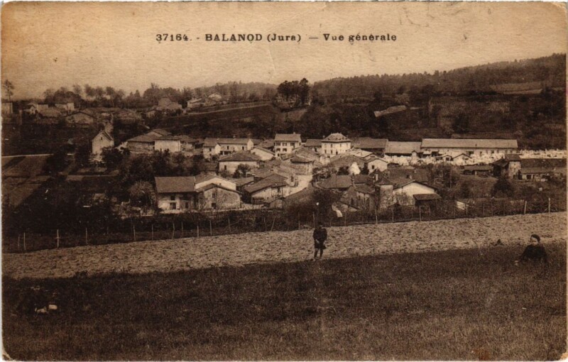 Carte postale ancienne Balanod- Vue generale France à Balanod