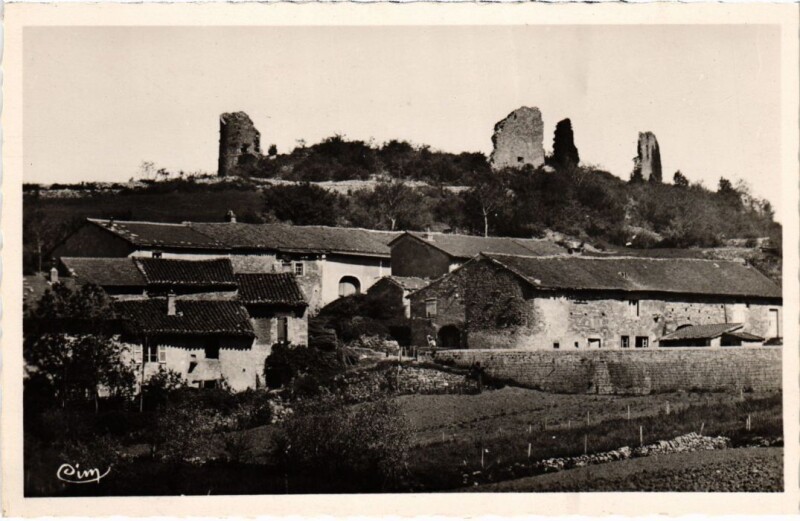 Carte postale ancienne Chevreaux- et les Ruines France à Chevreaux