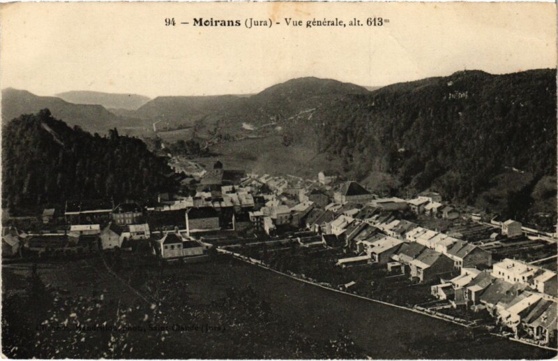 Carte postale ancienne Moirans- Vue generale France