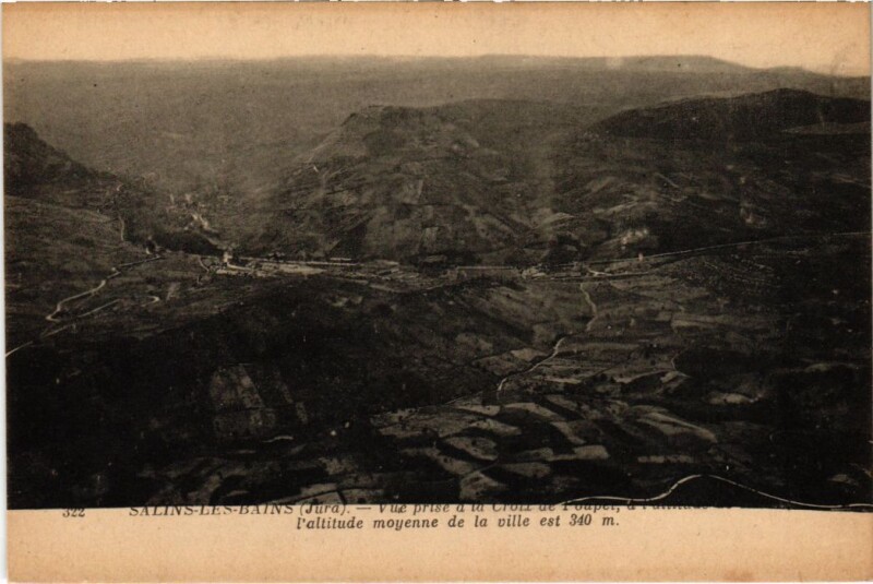 Carte postale ancienne Salins les Bains- France à Salins-les-Bains
