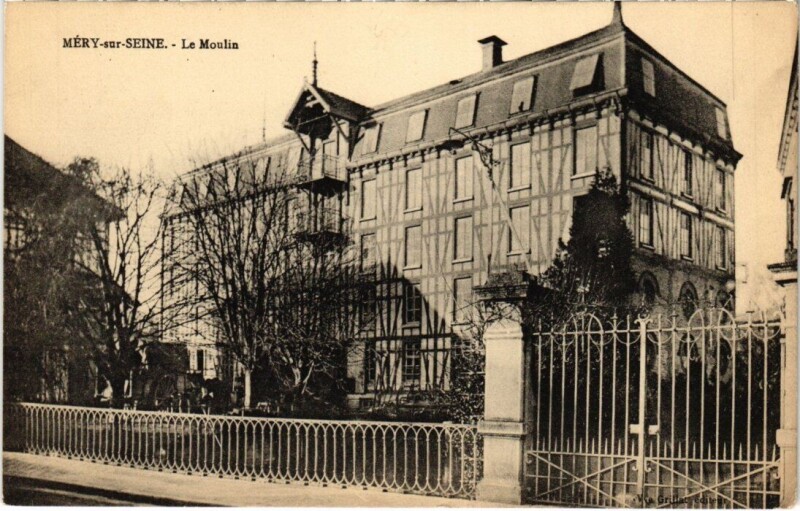 Carte postale ancienne Mery-sur-Seine - Le Moulin à Méry-sur-Seine