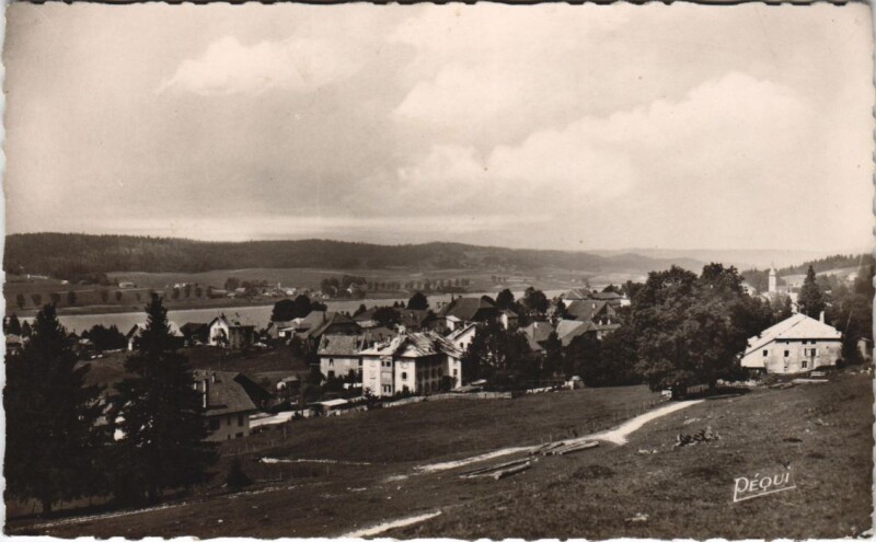 Carte postale ancienne Malbuisson - Vue générale à Malbuisson