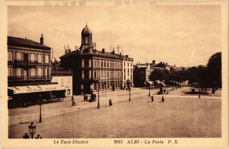Carte postale ancienne Albi La Poste France