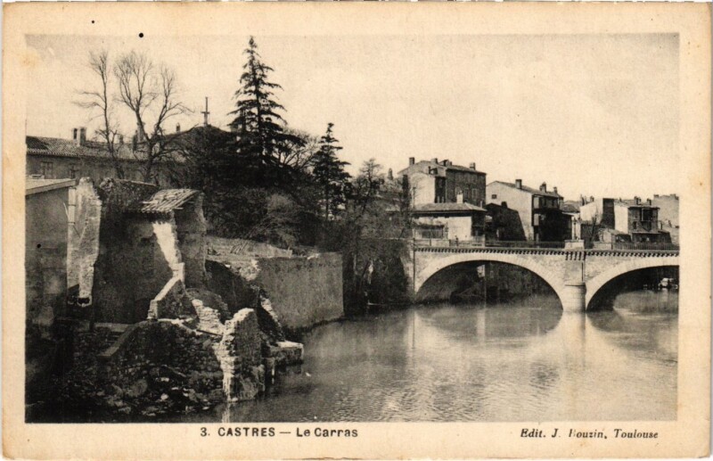 Carte postale ancienne Castres Le Carras France à Castres