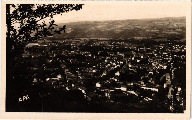 Carte postale ancienne Mazamet Vue Generale France à Mazamet