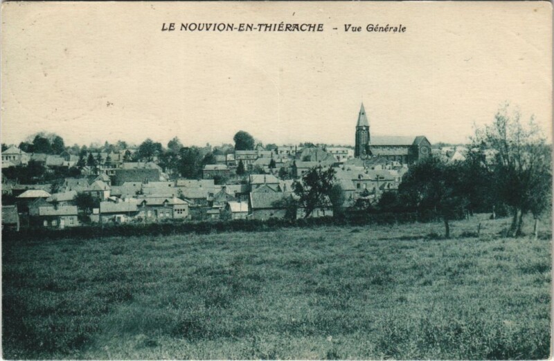 Carte postale ancienne Le Nouvion-en-Thierache - Vue Generale au Nouvion-en-Thiérache