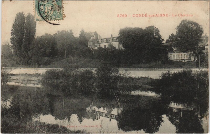 Carte postale ancienne Conde-sur-Aisne - Le Chateau à Condé-sur-Aisne