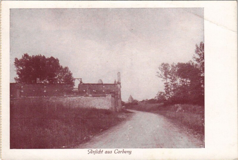 Carte postale ancienne Corbeny - Vue à Corbeny