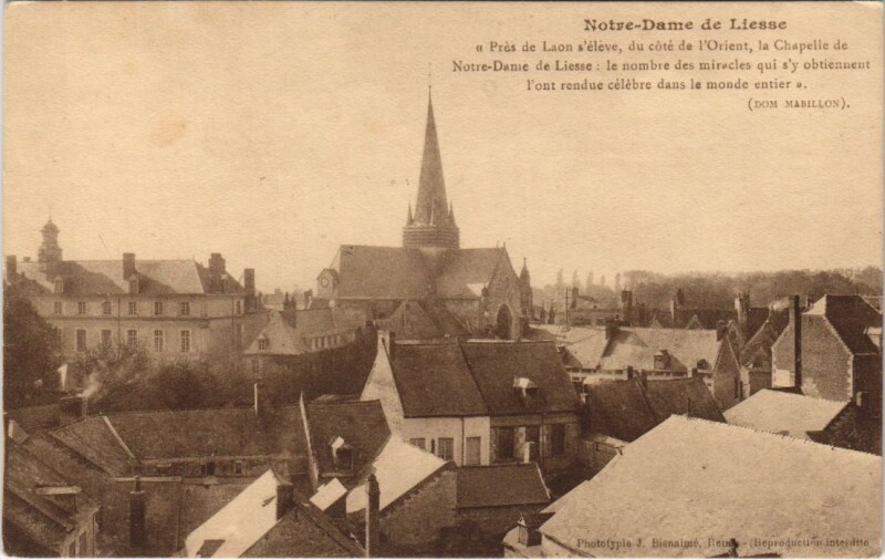 Carte postale ancienne Notre-Dame de Liesse - Vue - View