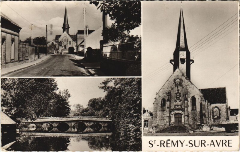 Carte postale ancienne Saint-Remy-sur-Avre