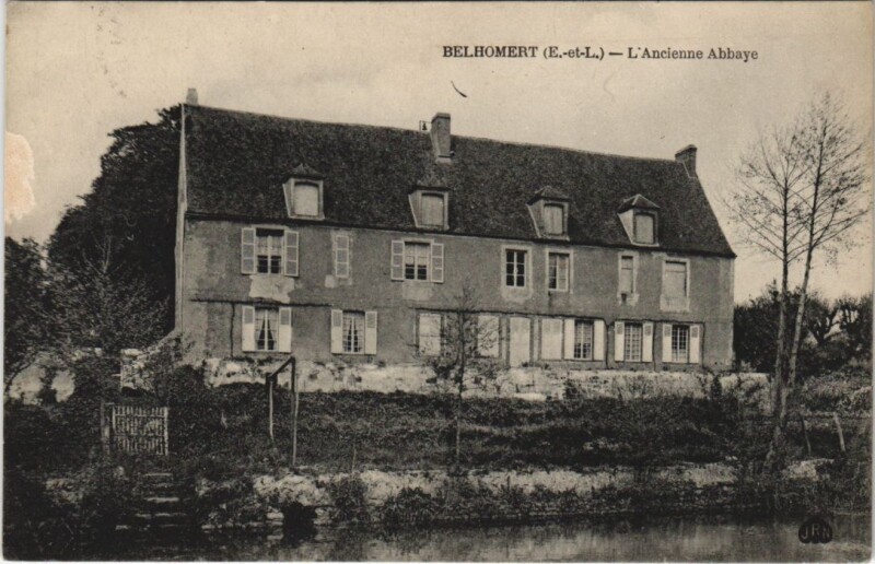 Carte postale ancienne Belhomert - L'Ancienne Abbaye