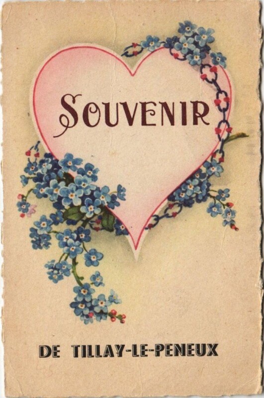 Carte postale ancienne Souvenir de Tillay-le-Peneux